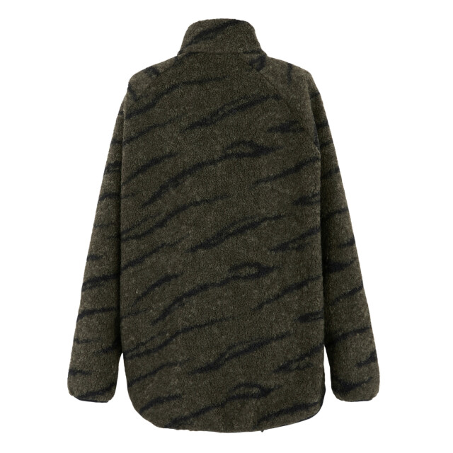 Regatta Dames frankie borg full zip fleecejack UTRG12074_khakigreenblack large