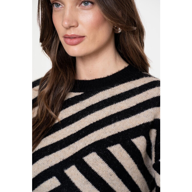 Geisha Pullover stripes ecru dessin 4219.08.0006 large