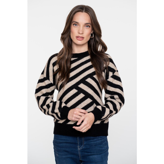 Geisha Pullover stripes ecru dessin 4219.08.0006 large