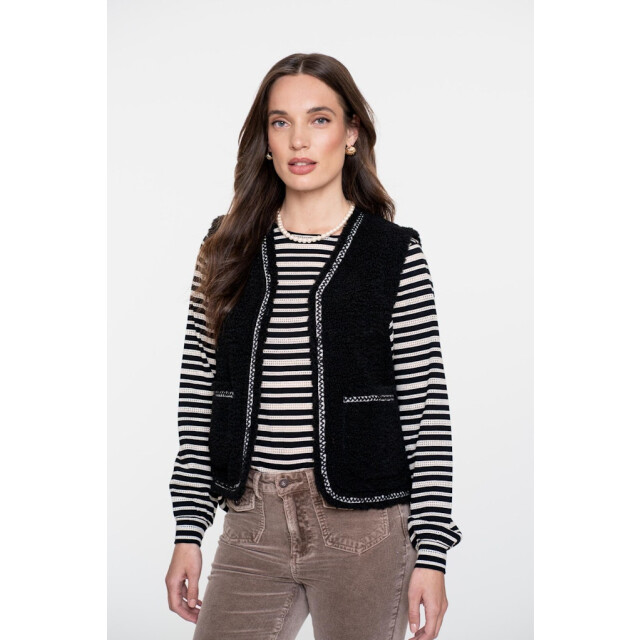 Geisha Top striped ajour dessin 4329.89.0002 large