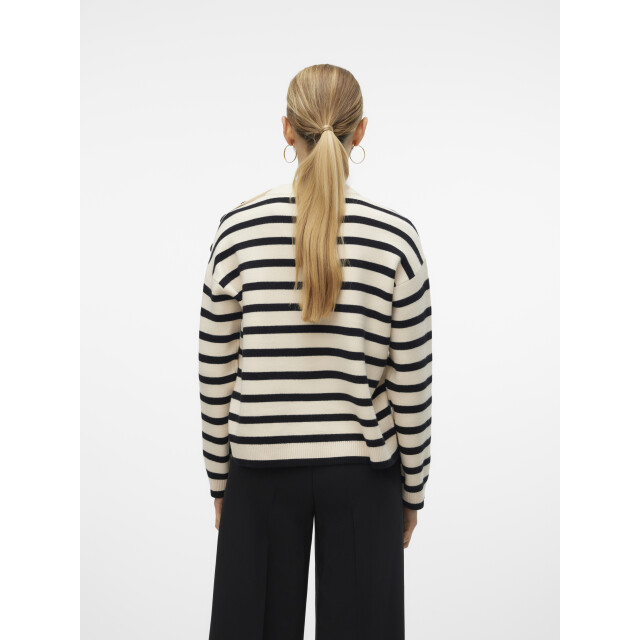 Vero Moda vmsaba ls o-neck button pullover ga 10310474 birch 06712.198.0266 large