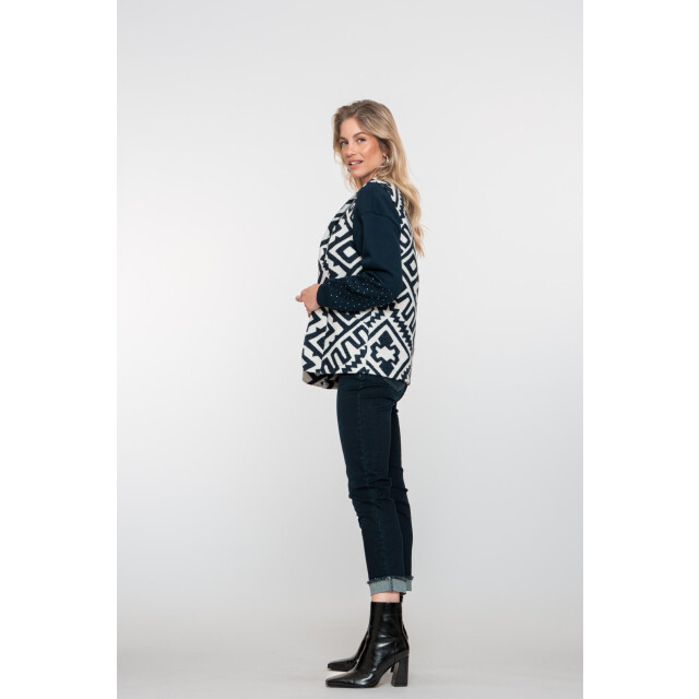 Geisha jeans turn-up 51808-10 880 dark blue black denim 06511.267.0138 large