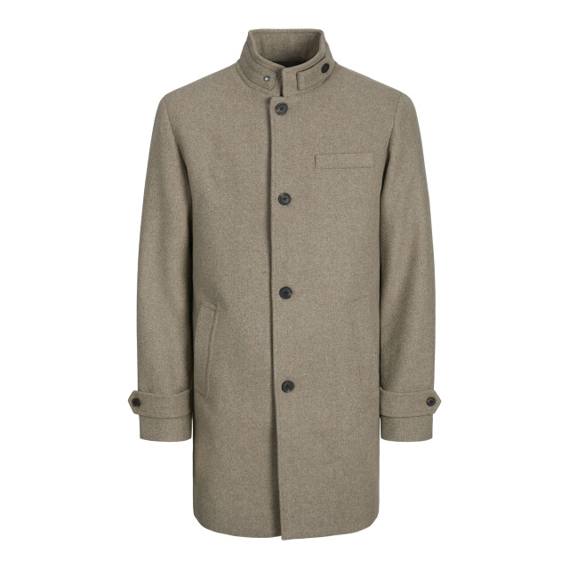 Jack & Jones jjemelton wool coat sn 12258672 greige 05116.940.0001 large