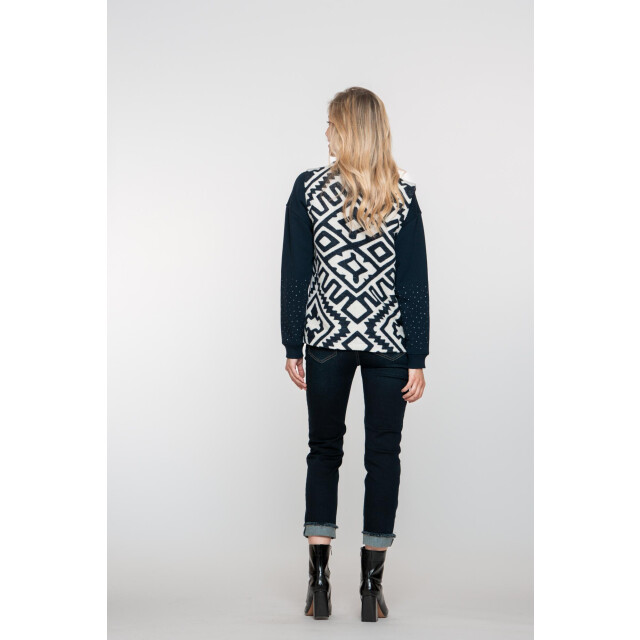 Geisha jeans turn-up 51808-10 880 dark blue black denim 06511.267.0138 large