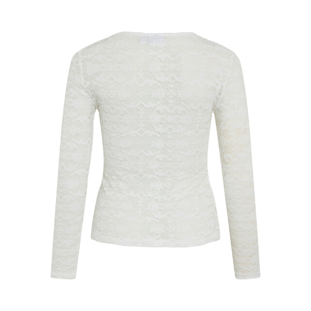 Vila vivelina l/s lace top/1 14112677 snow white 06615.999.0075 large