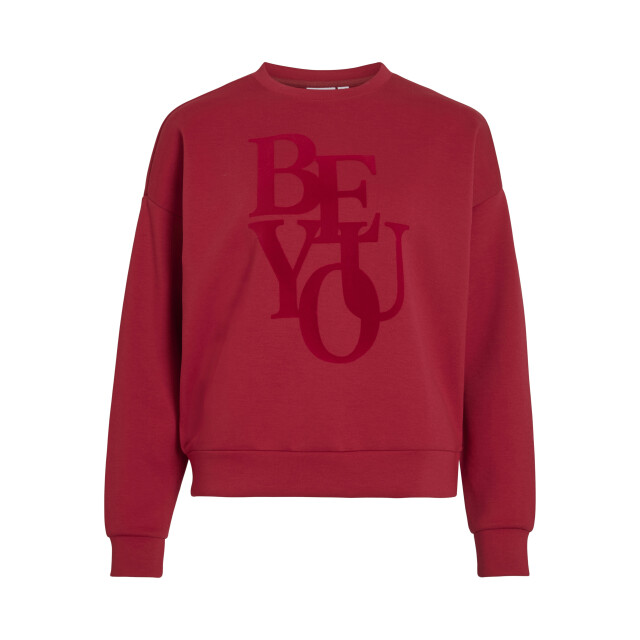 Vila vireflect be you o-neck l/s top 14110271 jester red 06721.640.0037 large
