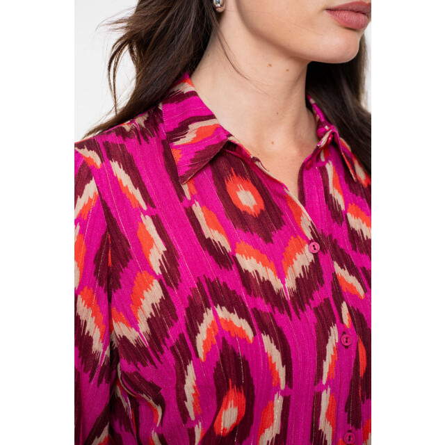 Geisha blouse print 53635-20 420 pink/fuchsia 06615.615.0022 large