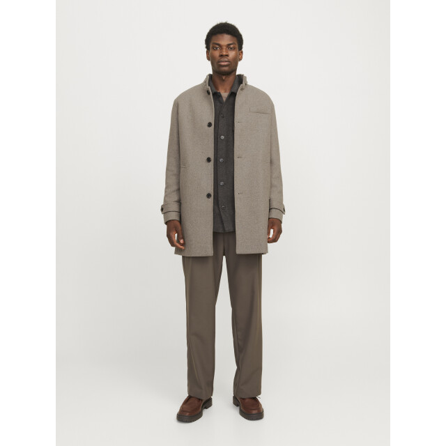 Jack & Jones jjemelton wool coat sn 12258672 greige 05116.940.0001 large