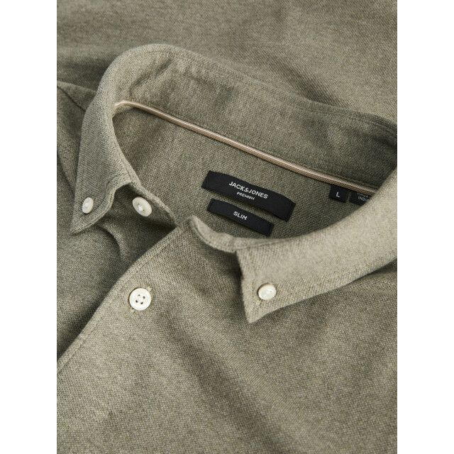 Jack & Jones jprblublake pique detail l/s shirt 12284463 aloe 05631.369.0132 large