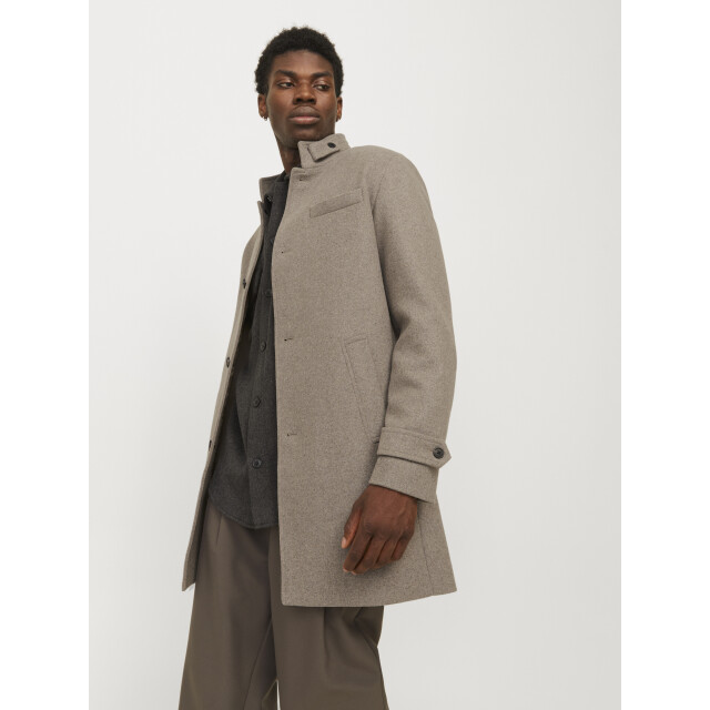 Jack & Jones jjemelton wool coat sn 12258672 greige 05116.940.0001 large