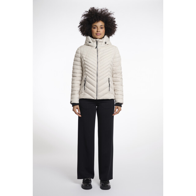 Rino & Pelle padded jacket with detachable hood erin.7002512 birch 06111.829.0070 large