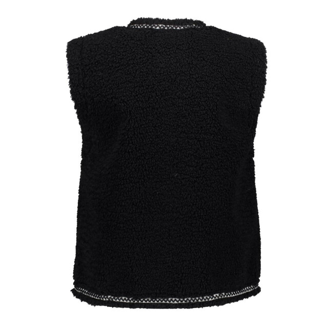 Geisha gilet teddy embroidery 55541-19 999 black/tape black zigzag 06226.990.0030 large