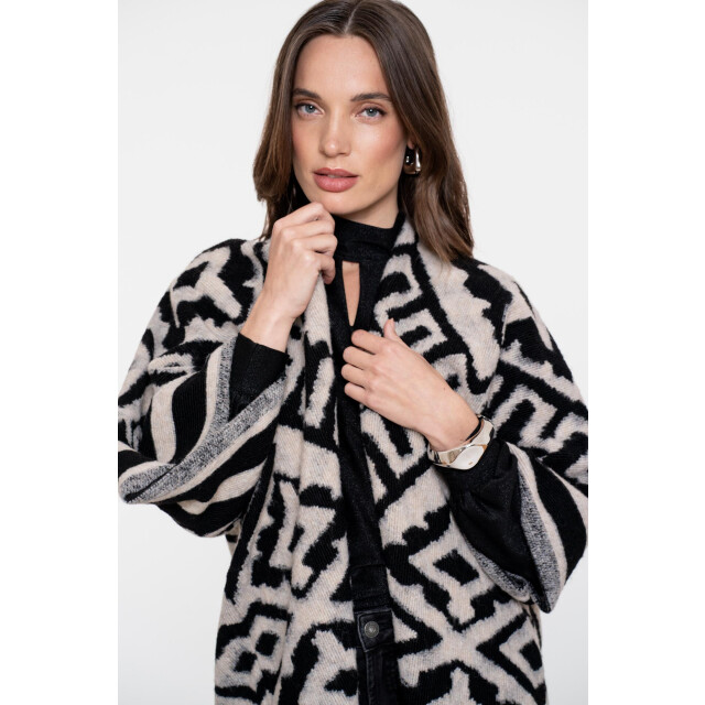 Geisha poncho jacquard 55537-70 999 /sand 06811.991.0022 large