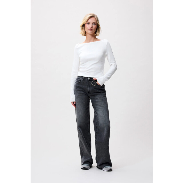 Catwalk Junkie 2504020406 boatneck rib long sleeve 2504020406 Boatneck rib long sleeve large