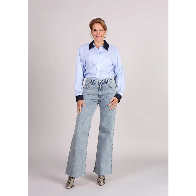 Co'Couture Nelsoncc stripe blouse 9628933718344 large