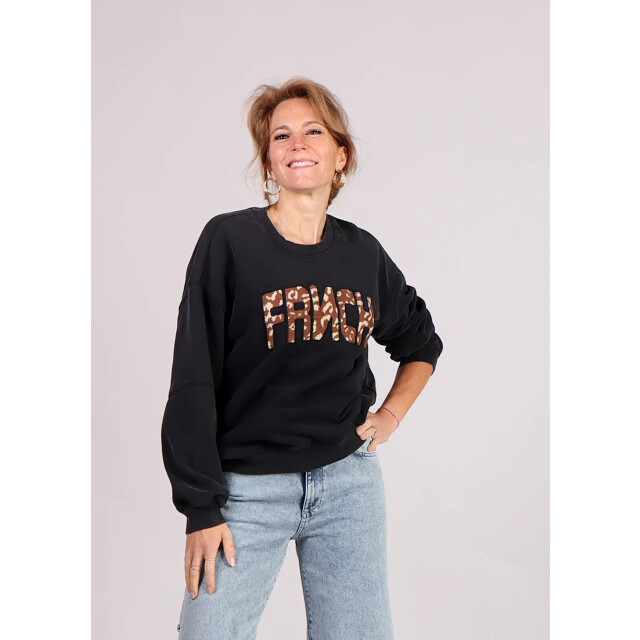 FRNCH Lime sweater opdruk 9610306322760 large