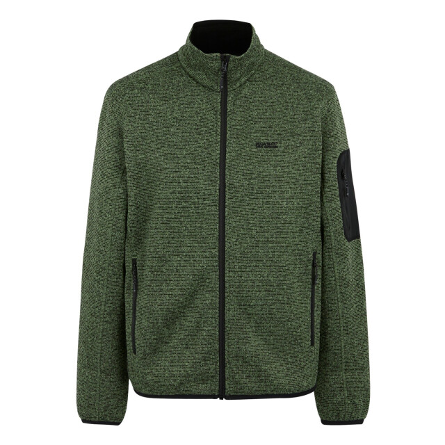 Regatta Heren newhill marl full zip fleecejack UTRG12182_oilgreen large