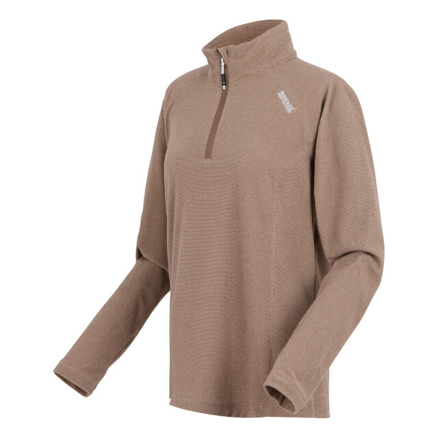 Regatta Geweldige outdoor dames montes half zip fleece top UTRG1953_mocha large