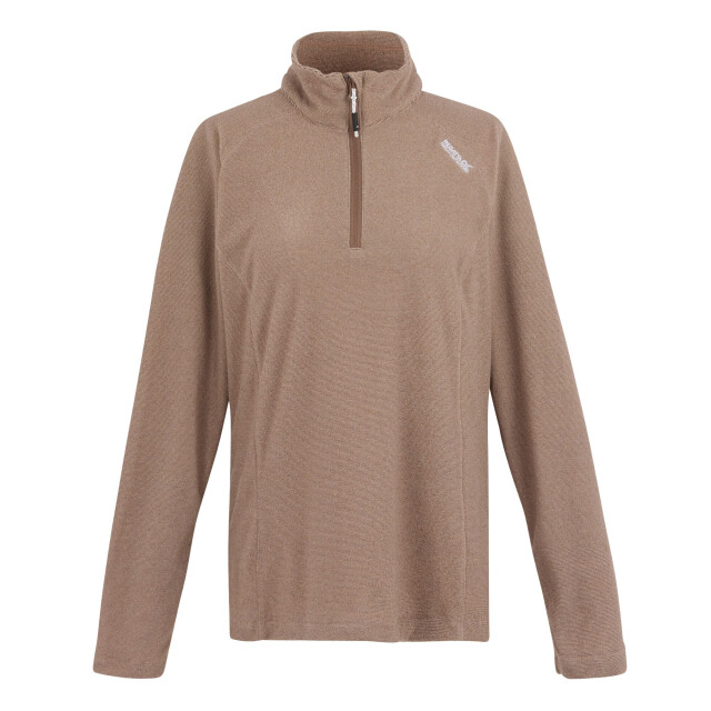 Regatta Geweldige outdoor dames montes half zip fleece top UTRG1953_mocha large