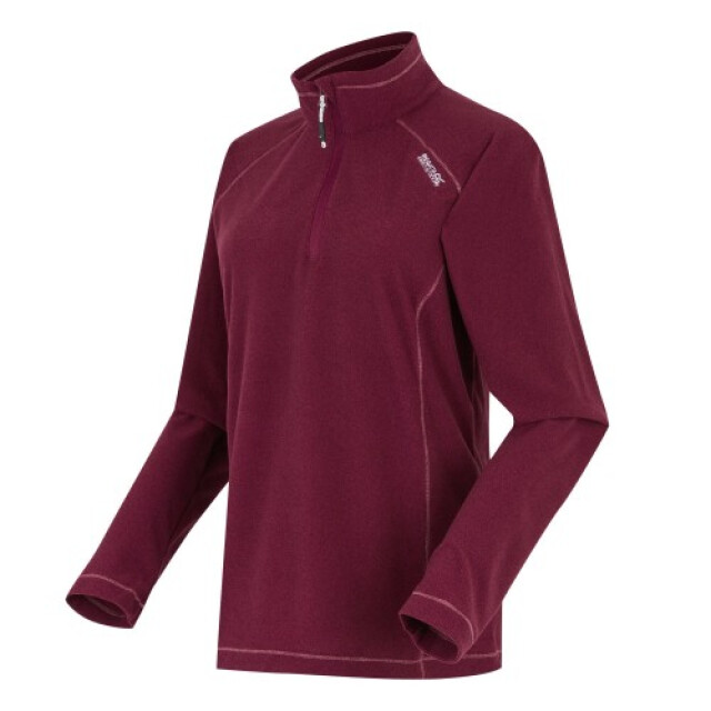 Regatta Geweldige outdoor dames montes half zip fleece top UTRG1953_darkpimento large
