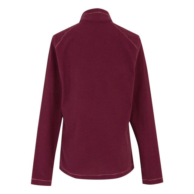 Regatta Geweldige outdoor dames montes half zip fleece top UTRG1953_darkpimento large