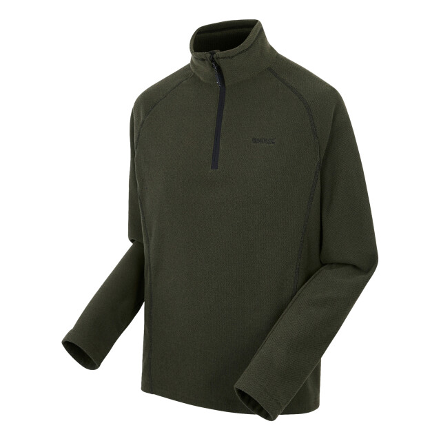 Regatta Geweldige outdoors heren kenger half zip honeycomb fleece UTRG2836_olivenight large