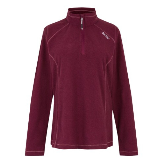 Regatta Geweldige outdoor dames montes half zip fleece top UTRG1953_darkpimento large