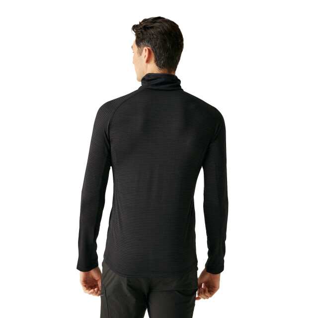 Regatta Heren yonder ii half zip fleece top UTRG11053_black large