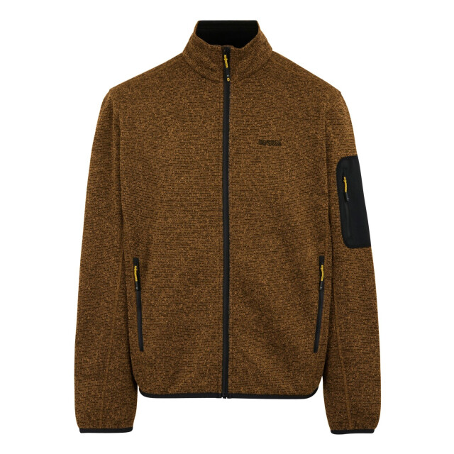 Regatta Heren newhill marl full zip fleecejack UTRG12182_nutbrown large