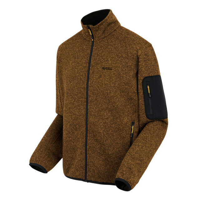 Regatta Heren newhill marl full zip fleecejack UTRG12182_nutbrown large