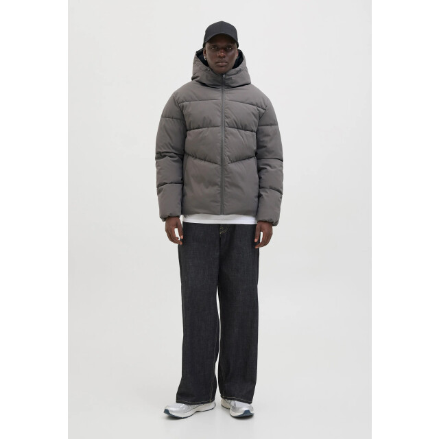 Jack & Jones Heren winterjas jjglobal puffer jacket castlerock 12283517-Castlerock large