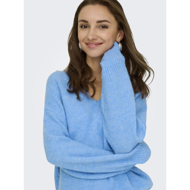 Jacqueline de Yong Jdymarina ls v-neck pullover knt licht 4219.31.0007 large