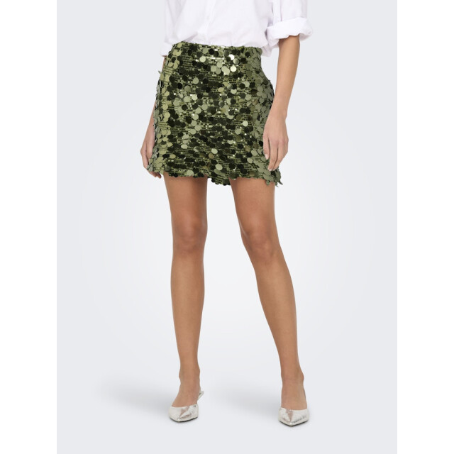 Only Onljadel sequins skirt wvn army 4469.26.0001 large