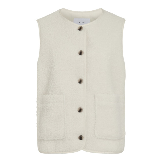 Vila Viada teddy vest off-white 4259.02.0012 large