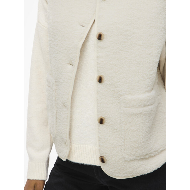 Vila Viada teddy vest off-white 4259.02.0012 large