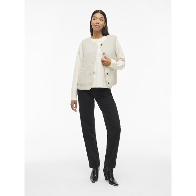 Vila Viada teddy vest off-white 4259.02.0012 large