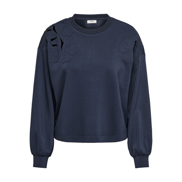 Jacqueline de Yong Jdyaura ls shoulder detail sweat jrs navy 4209.37.0022 large