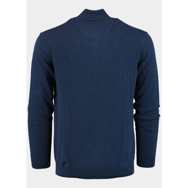 Bos Bright Blue Half zip half zip 100% katoen 528400cct-13/695 191366 large