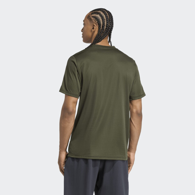 Adidas tr-es base 3s t training t-shirt korte mouw heren - 072860_300-L large