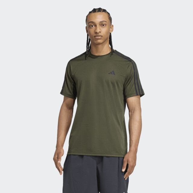 Adidas tr-es base 3s t training t-shirt korte mouw heren - 072860_300-L large