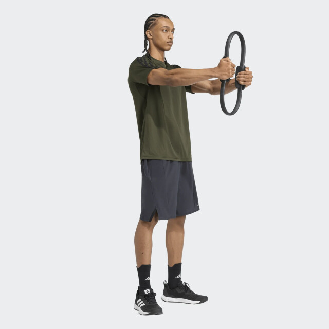 Adidas tr-es base 3s t training t-shirt korte mouw heren - 072860_300-L large