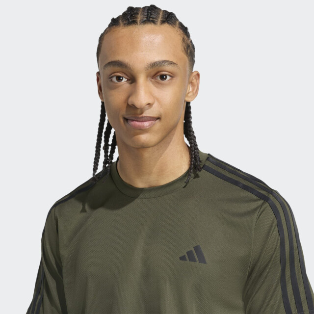 Adidas tr-es base 3s t training t-shirt korte mouw heren - 072860_300-L large