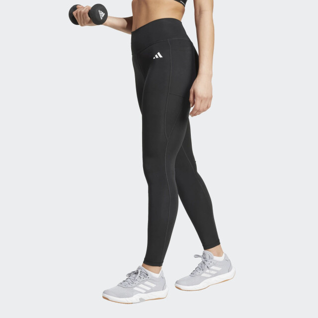 Adidas opt ess st 1/1 lange trainingslegging dames - 072855_990-L large