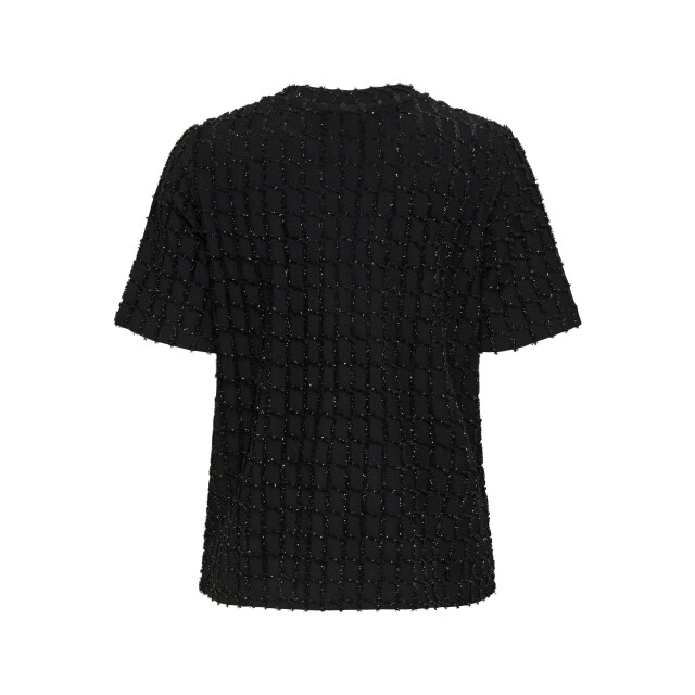 Only onlines life 2/4 o-neck glitter top 15358982 black 06011.999.0024 large
