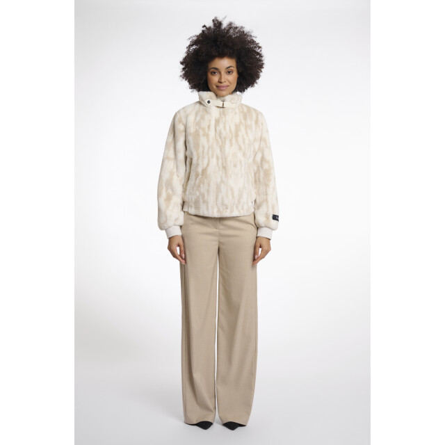 Rino & Pelle short fake fur jacket ambra.7002511 birch frozen flower 06111.829.0071 large
