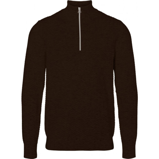 Kronstadt Ks2790 carlo half zip 971 chocolate plum heren trui 971 Chocolate Plum/KS2790 CARLO Half Zip large