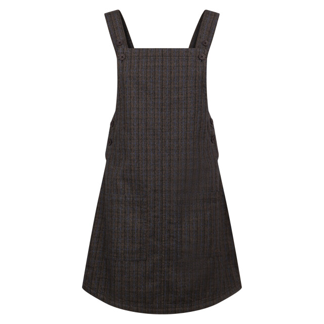 Trespass Vrouwen/dames twirl casual dress UTTP4943_darkgreycheck large
