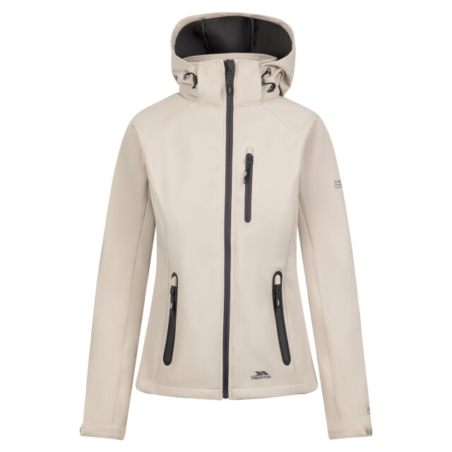 Trespass Dames bela ii waterbestendige softshell jas UTTP3440_softstone large