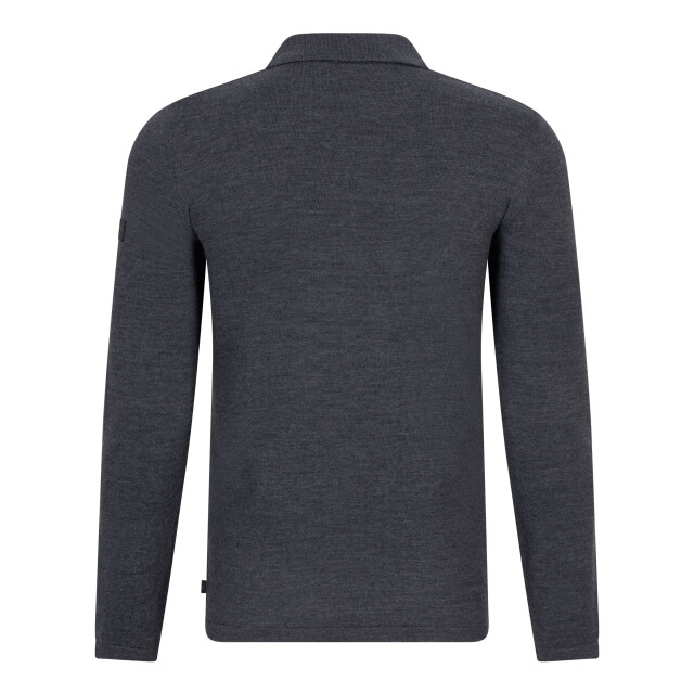 Cavallaro Cavallaro zip polo long sleeve 106562-001-L large