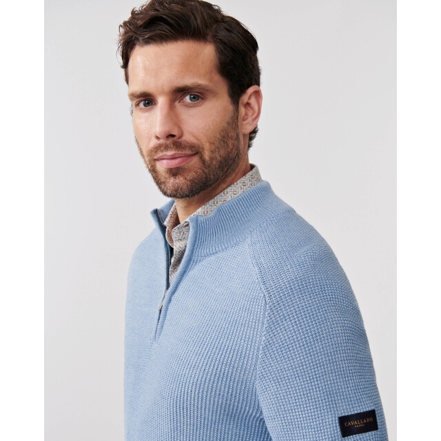 Cavallaro Cavallaro sagio pull over half zip 106540-001-L large